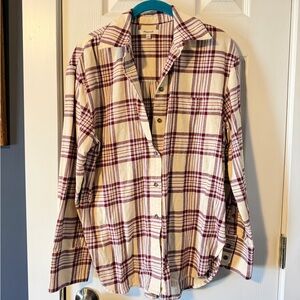 Madewell Women’s Plaid Shirt